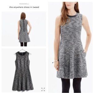 Madewell Anywhere Dress in Tweed